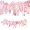 12 Pack: Light Pink Crystal Quartz Stick Beads by Bead Landing™